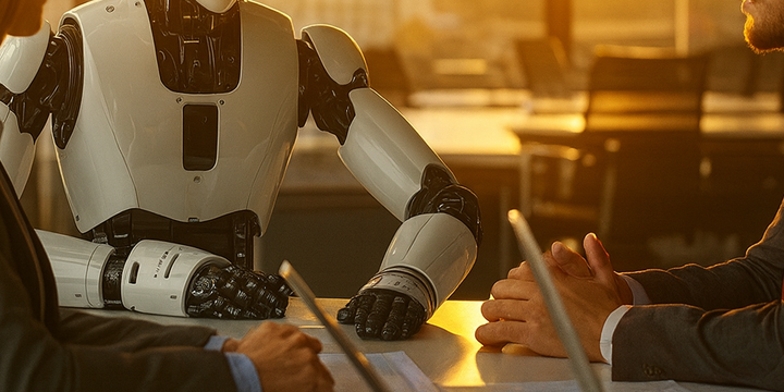 Meeting human with AI